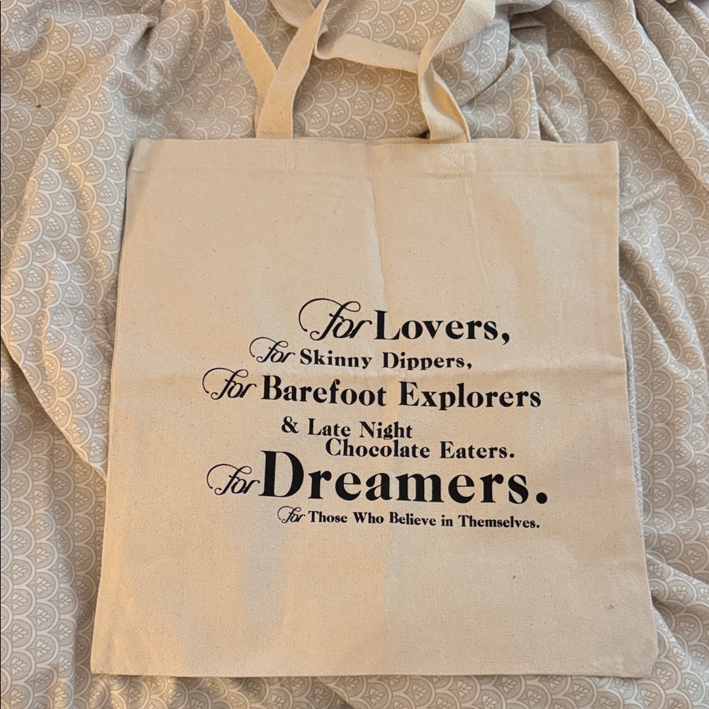 Wildfox Canvas Tote Bag for Dreamers